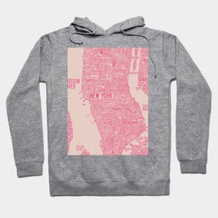 nyc map Hoodie